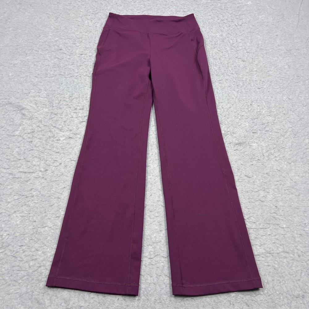 Duluth Yoga Pants Women's XSx31 Purple NoGA Classic Bootcut Pant Pull On Stretch